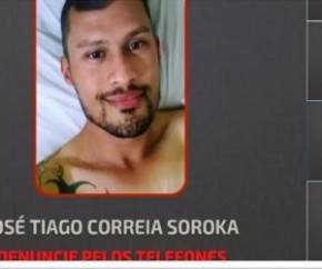 A polícia do Paraná divulgou neste domingo (16) fotos de José Tiago Correia Soroka, 33, suspeito de ter matado ao menos três homens gays, dois em Curitiba e um em Abelardo Luz, no(Imagem:Reprodução)