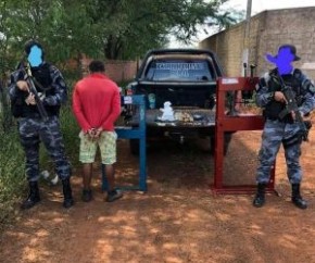 Polícia desarticula laboratório de drogas em casa na zona rural de Picos(Imagem:Divulgação)