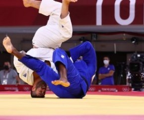 Teddy Riner vence israelense e vai às quartas de final das Olimpíadas(Imagem:Reprodução)