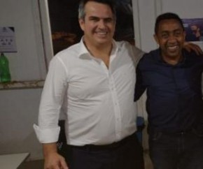 Ciro Nogueira com o prefeito Joel Rodrigues(Imagem:FlorianoNews)