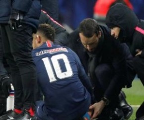 Pochettino evita dar data para volta de Neymar: Jogará quando estiver pronto(Imagem:Reprodução)