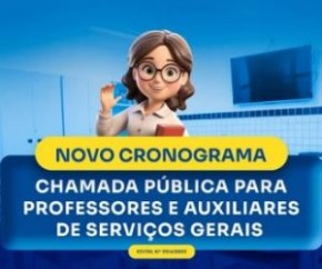 Edital 004/2025: Cronograma Atualizado para Seleção de Professores e Auxiliares de Serviços Gerais em Floriano.(Imagem:Reprodução/Instagram)