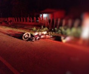 Homem morre após colidir moto contra animal em Esperantina(Imagem:Reprodução)
