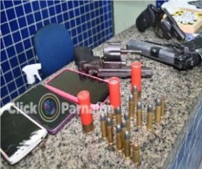 Armas e farta quantidade de munições são apreendidas em operação da Polícia no Piauí(Imagem:Click Parnaíba)
