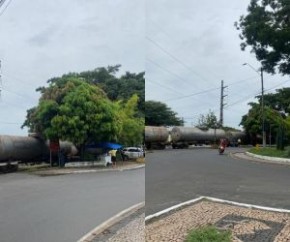 Colisão entre carro e trem de carga bloqueia linha férrea e interrompe funcionamento do metrô em Teresina(Imagem:Afonso Celso)