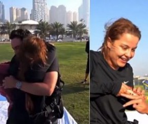 Maiara é pedida em casamento por Fernando Zor em Dubai(Imagem:Reprodução)