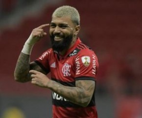 Melhor do jogo, Gabigol, do Flamengo, se consolida na artilharia da Libertadores(Imagem:Reprodução)