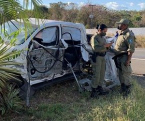 Presidente do River-PI sofre acidente de carro(Imagem:Reprodução)