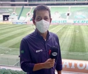 O mundo esportivo brasileiro amanheceu de luto e mais triste neste domingo com a notícia da morte do carismático e sempre sorridente repórter Fernando Caetano, ex-ESPN e Fox Brasil(Imagem:Reprodução)