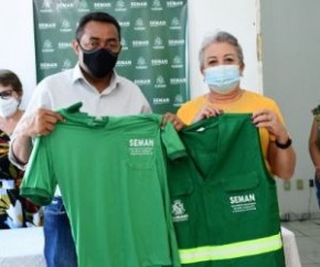 SEMAN realiza entrega de fardamentos padronizados aos seus técnicos(Imagem:SECOM)