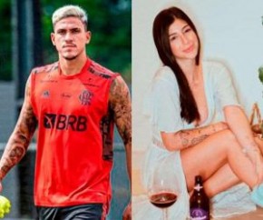 Segundo informações do colunista Leo Dias, Yá Burihan, ex-noiva de Lipe Ribeiro, está vivendo um affair com jogador do Flamengo, Pedro Guilherme. De acordo com fontes da coluna, os(Imagem:Reprodução)