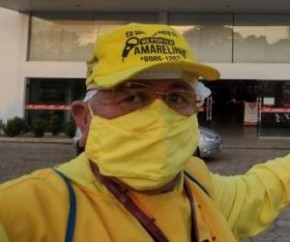 Renato Costa, o repórter Amarelinho(Imagem:FlorianoNews)
