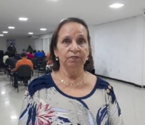 Léa Almeida, presidente do SINTE-Floriano(Imagem:Reprodução)