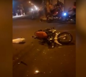 Menor morre após colisão de moto com veículo na zona Sul em Teresina(Imagem:Reprodução)