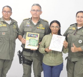 Comando 3°BPM de Floriano participa de palestra de apresentação do Proerd em Arraial(Imagem:Reprodução/Instagram)