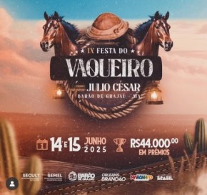 IX Festa do Vaqueiro em Barão de Grajaú: inscrições abertas para a maior Corrida de Prado da região(Imagem:Reprodução/Instagram)
