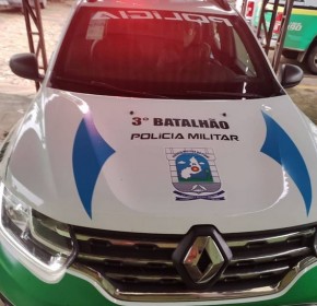 Polícia Militar de Floriano recebe nova viatura.(Imagem:Reprodução/Instagram)