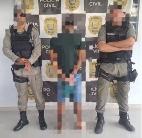 Suspeito preso por ameaçar e perseguir ex-companheira e atual namorado.(Imagem:Reprodução)