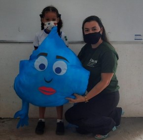 Seman realiza palestra em escolas municipais sobre a Semana da Água.(Imagem:Secom)