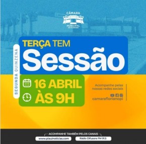 Segunda quinzena de sessões ordinárias da Câmara Municipal de Floriano inicia nesta terça-feira (16).(Imagem:Reprodução/Instagram)