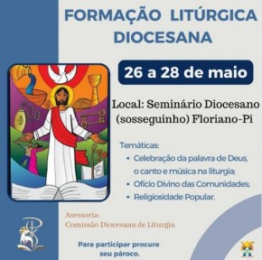 Comissão Diocesana de Liturgia promove primeiro encontro de formação do ano em Floriano(Imagem:Divulgação)