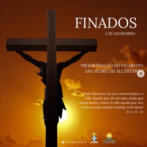 Dia de Finados: Diocese de Floriano divulga programação para o dia 2 de novembro.(Imagem:Reprodução/Instagram)
