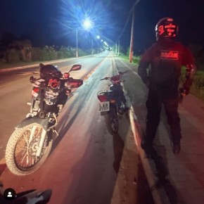 Polícia Militar de Floriano recupera motocicleta furtada após perseguição nas ruas da cidade.(Imagem:Reprodução/Instagram)