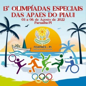 Em agosto acontecera a edição da XIII edição das Olimpíadas Especiais das APAEs do Estado Piauí(Imagem:Divulgação)