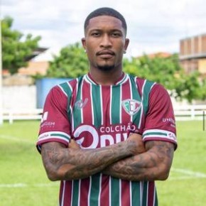 Mário Sérgio, atacante do Fluminense-PI(Imagem:Divulgação)