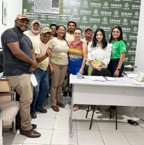 Secretaria de Meio Ambiente de Floriano recebe visita técnica de agentes de endemias(Imagem:Reprodução/Instagram)