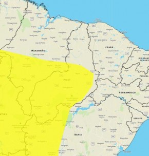 Inmet emite novo alerta de baixa umidade para 135 municípios do Piauí.(Imagem:Divulgação)