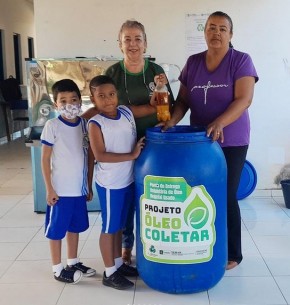 Projeto Óleocoletar 2023 inicia ações em Floriano arrecadando 97 litros de óleo comestível usado.(Imagem:Reprodução/Instagram)