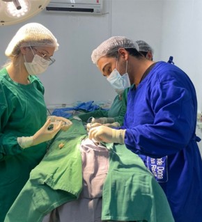 Maternidade Dona Evangelina Rosa faz cirurgia neurológica em recém-nascido com menos de 24h de vida.(Imagem:Ascom/Sesapi)