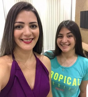  Rozana Pimentel e a filha, Maria Rita.(Imagem:Arquivo Pessoal /Rozana Pimentel )