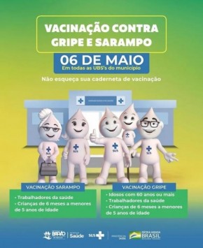 Barão de Grajaú realiza Campanha Nacional de Vacinação contra gripe e sarampo(Imagem:Divulgação)