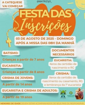 Paróquia São José Operário realiza a 
