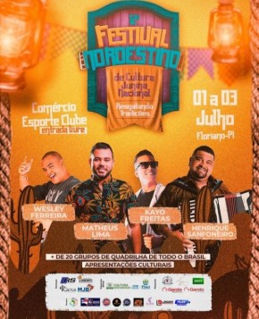 Associação Brincantes realizará 12º Festival Nordestino de Cultura Junina em Floriano(Imagem:Divulgação)
