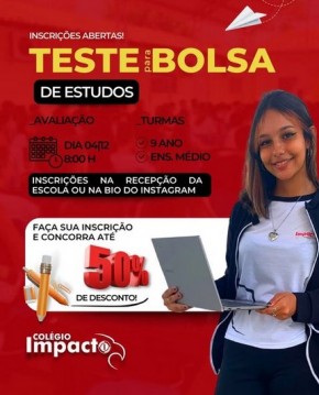 Colégio Impacto dá início às inscrições para 