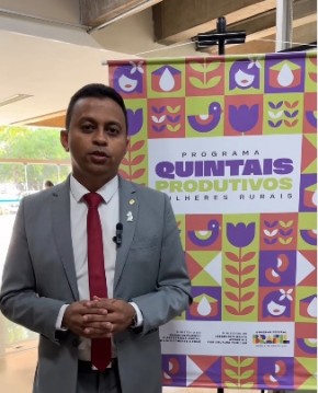 Dr. Francisco Costa participa do lançamento do Programa Quintais Produtivos das Mulheres Rurais em Brasília.(Imagem:Reprodução/Instagram)