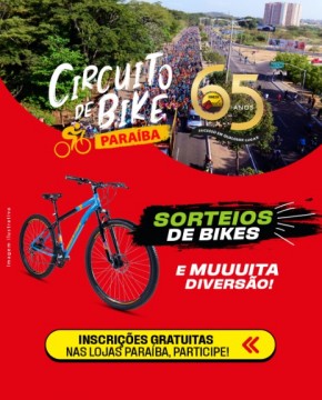 Participe do Circuito de Bikes Paraíba(Imagem:Reprodução/Instagram)
