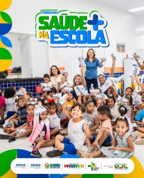 Programa Saúde na Escola é retomado em Barão de Grajaú com ações voltadas ao bem-estar dos estudantes.(Imagem:Reprodução/Instagram)
