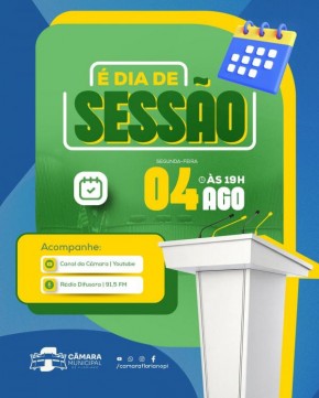 Câmara de Floriano realiza sessão nesta segunda-feira (04)(Imagem:CMF)