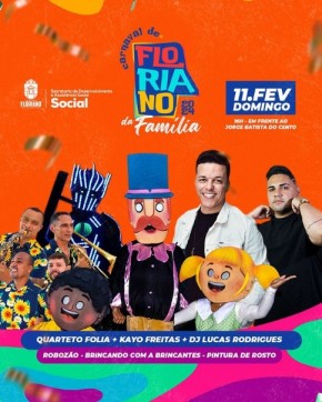 Carnaval da Família 2024 promete encantar gerações em Floriano.(Imagem:Reprodução/Instagram)