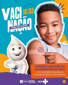 Secretaria Municipal de Saúde de Floriano inicia vacinação nas escolas para atualização de imunização.(Imagem:Reprodução/Instagram)