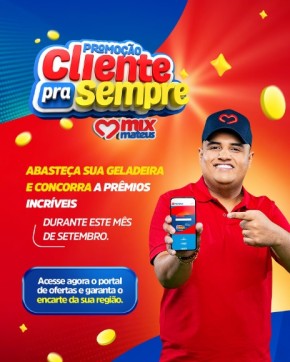 Promoção Cliente Pra Sempre no Mix Mateus: Super prêmios e ofertas incríveis no mês de setembro.(Imagem:Reprodução/Instagram)