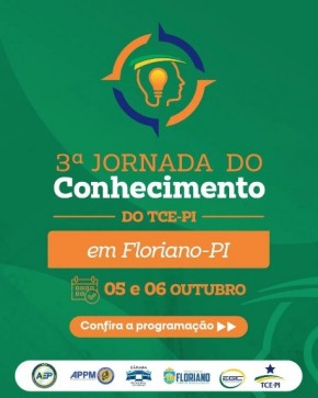 3ª Jornada de Conhecimento do TCE-PI(Imagem:Reprodução/Instagram)