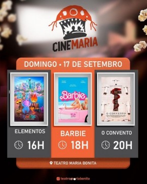 Cine Maria: Os maiores sucessos do cinema chegam a Floriano este fim de semana.(Imagem:Reprodução/Instagram)