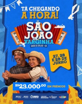 São João da Varginha começa nesta sexta com muita música, tradição e alegria em Barão de Grajaú.(Imagem:Reprodução/Instagram)