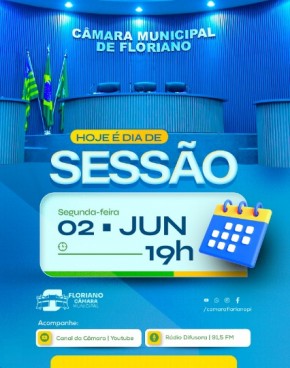 Câmara de Vereadores de Floriano inicia novas sessões legislativas nesta segunda-feira (02).(Imagem:Reprodução/Instagram)