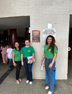 Equipe de Meio Ambiente realiza ação educativa contra queimadas em Floriano.(Imagem:Reprodução/Instagram)